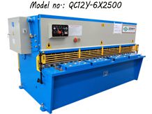 通俗液压摆式剪板机ZDS-625 (QC12Y-6X2500)